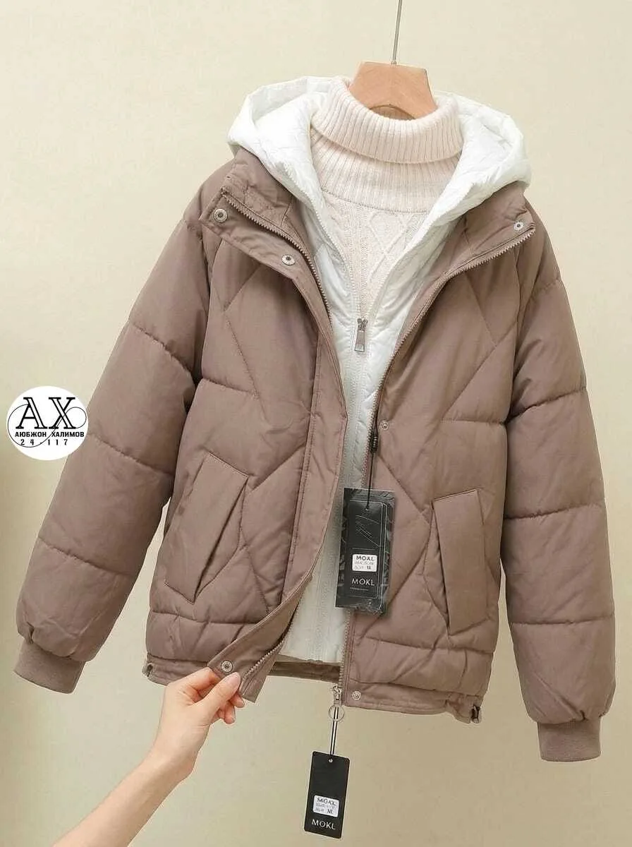 𝐍𝐞𝐰 𝐜𝐨𝐥𝐥𝐞𝐜𝐭𝐢𝐨𝐧 ²⁰²⁶ Получили куртка сезон осень КАЧЕСТВО LUX ткань СИНТИПОН — фото 3