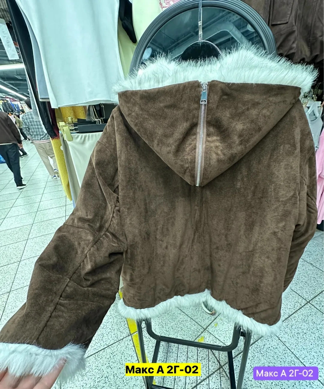 Двухсторонняя шуба из натурального меха — фото 4