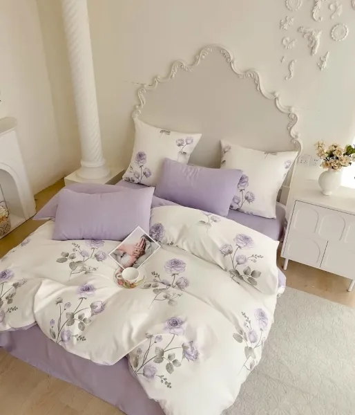 Комплект постельного белья, хлопок Белый — фото 9