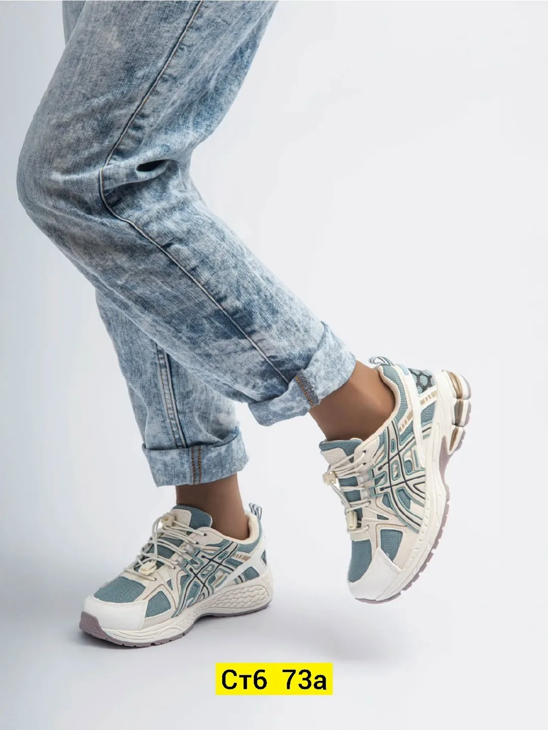 Кроссовки из эко-кожи — фото 7