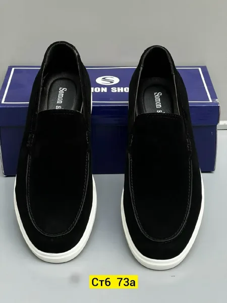 Мужские лоферы из эко-кожи — фото 6