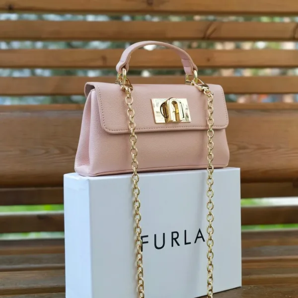 FURLA, сумка из экокожи люкс — фото 12