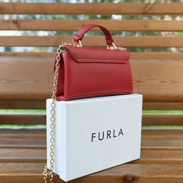 FURLA, сумка из экокожи люкс — фото 7