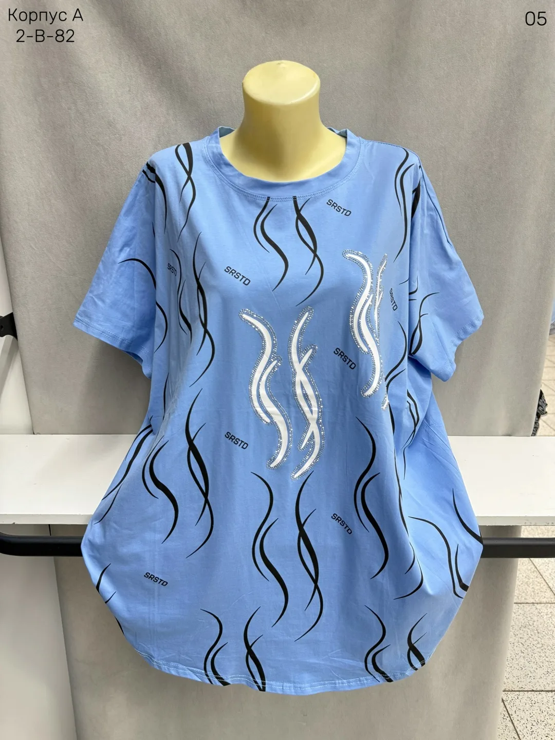 Женская футболка из 95 хлопка и 5 спандекса 95 COTTON, 5 SPANDEX — фото 7
