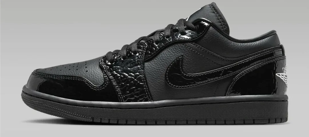 Air Jordan 1 Low AJ1 Кроссовки Чёрный — фото 1