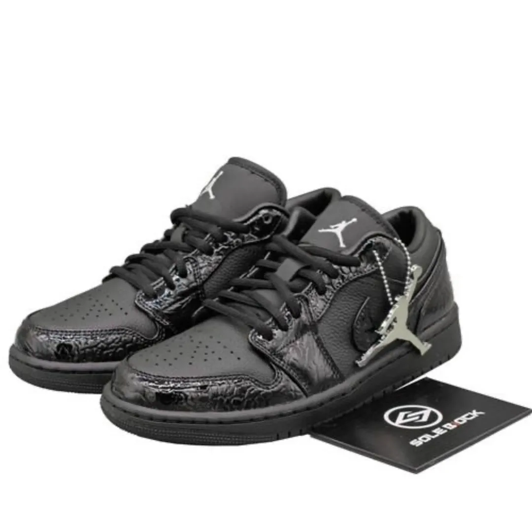 Air Jordan 1 Low AJ1 Кроссовки Чёрный — фото 2