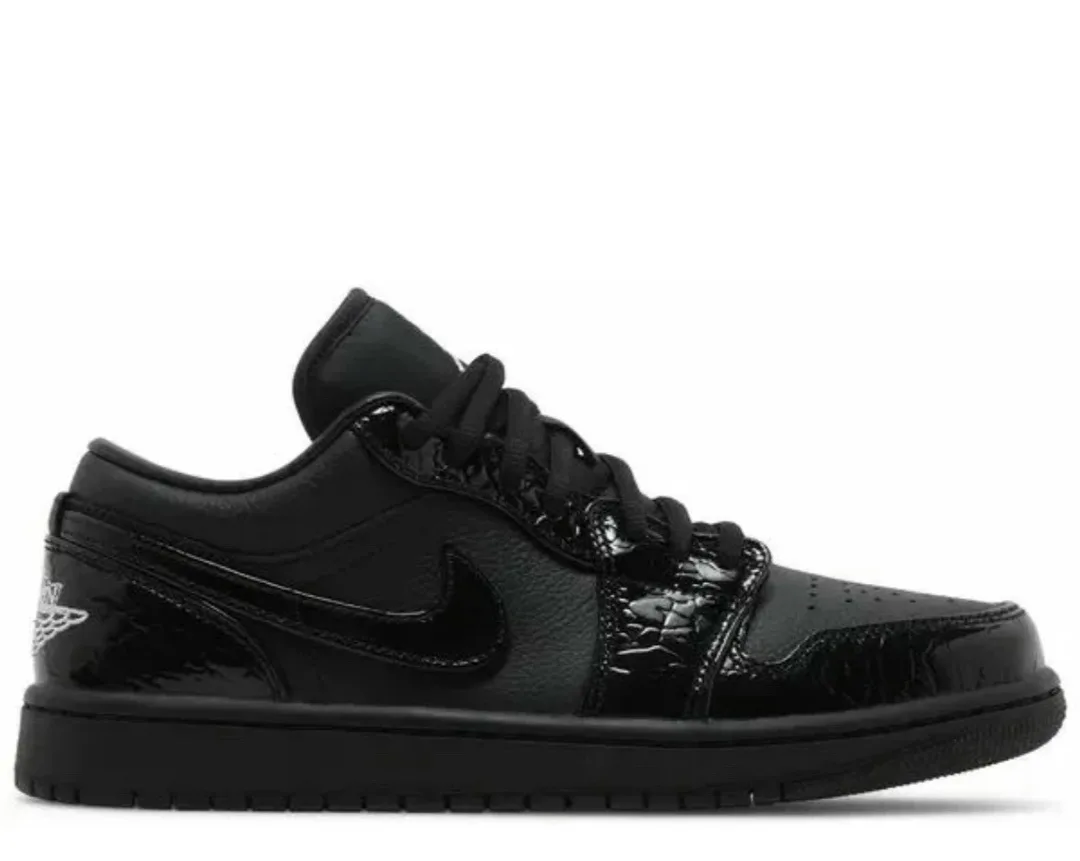 Air Jordan 1 Low AJ1 Кроссовки Чёрный — фото 3
