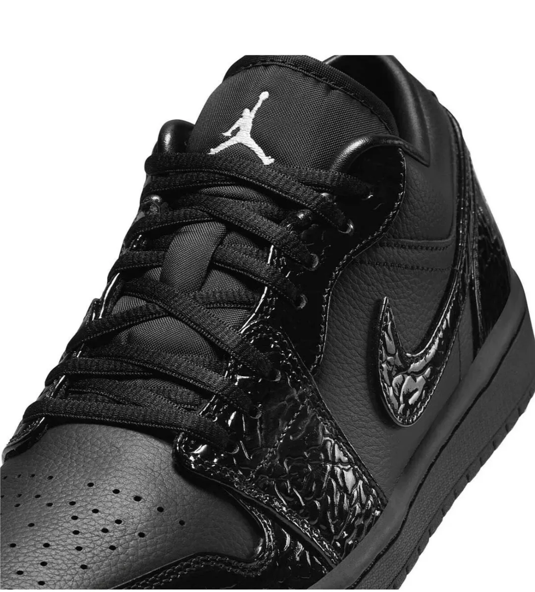 Air Jordan 1 Low AJ1 Кроссовки Чёрный — фото 7