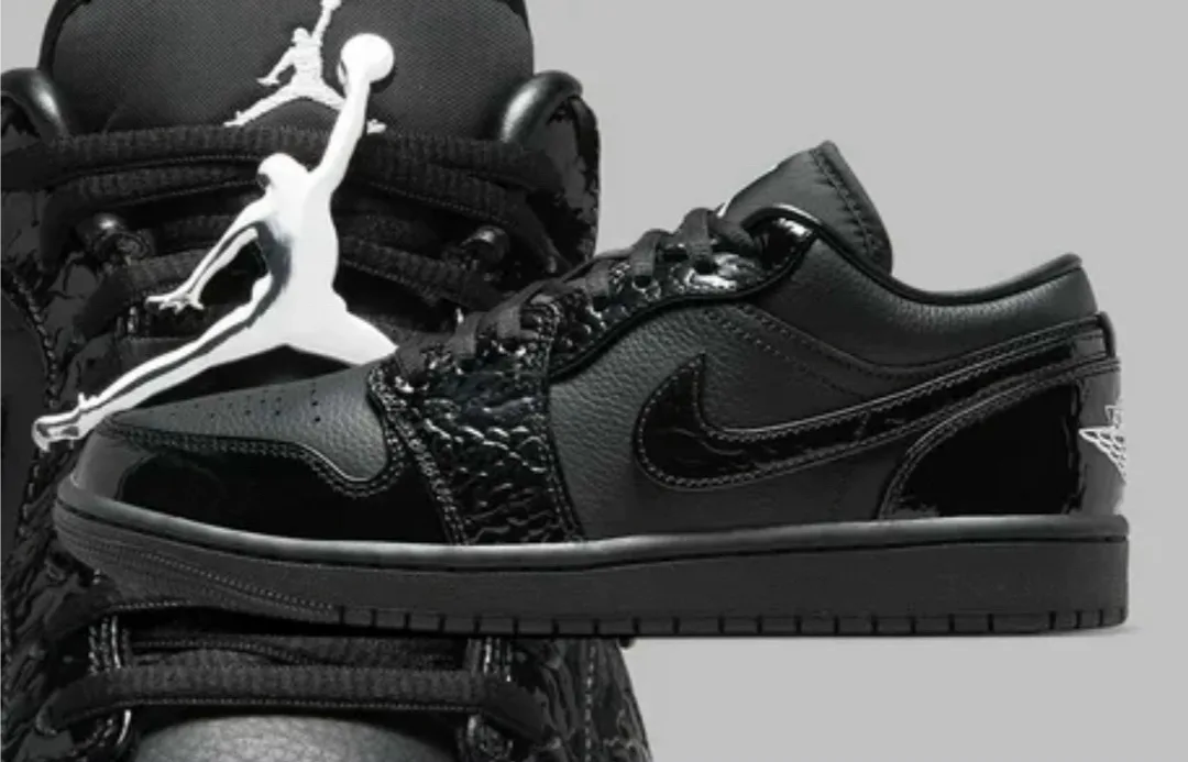Air Jordan 1 Low AJ1 Кроссовки Чёрный — фото 8