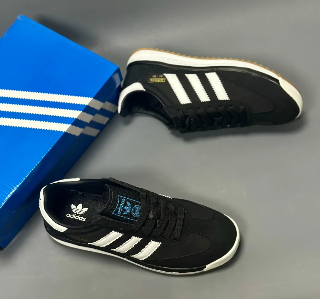 Adidas Originals SL72 кроссовки из замши и ткани — фото 4