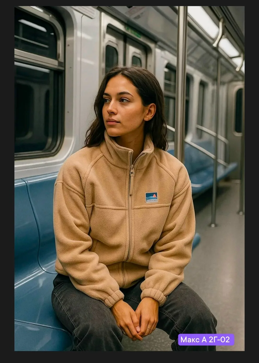 Бомбер флисовый двухсторонний — фото 8
