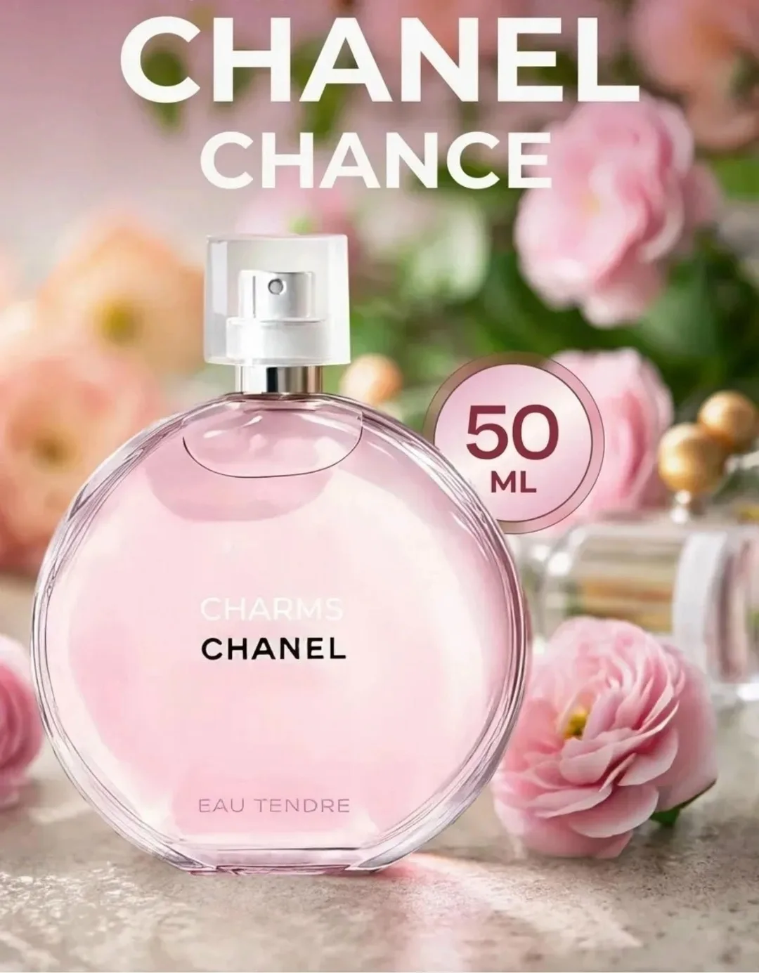 Chanel Chance Eau Tendre - это изысканный аромат для женщин Белый
