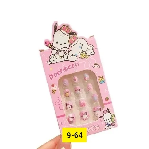 Sanrio мультфильм милые наклейки для ногтей для девочек — фото 4