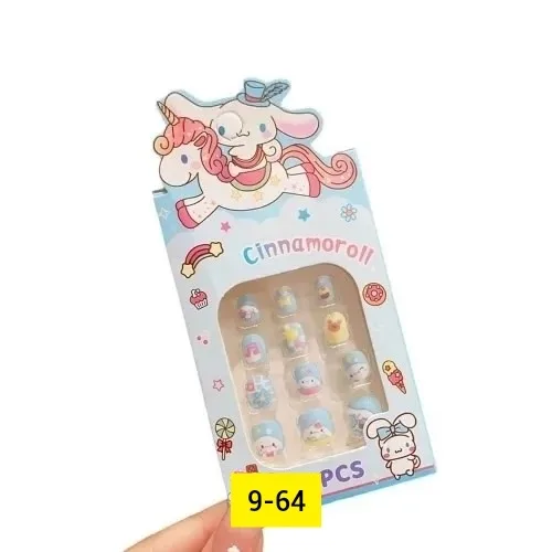 Sanrio мультфильм милые наклейки для ногтей для девочек — фото 6
