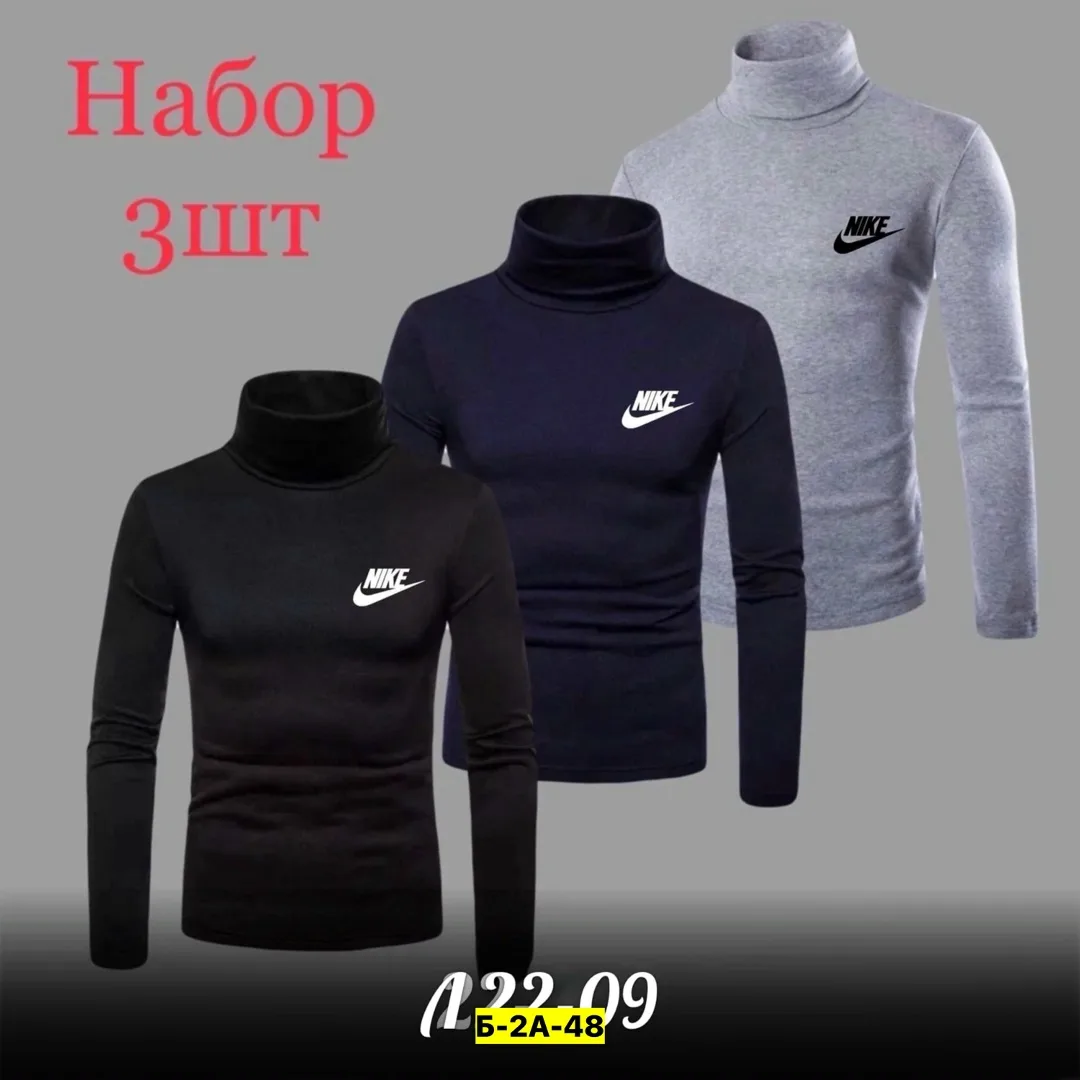 Водолазка из хлопка, на флисе — фото 2