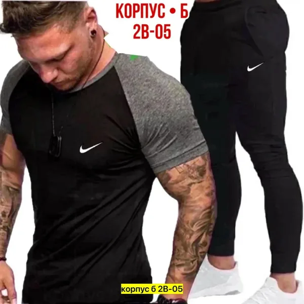 Костюм для мужчин из хлопка — фото 7