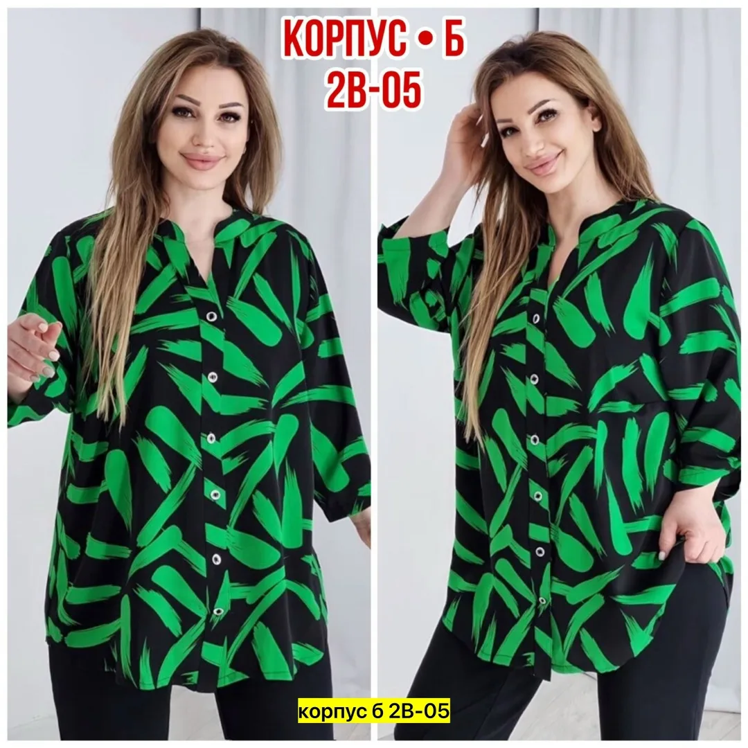 Летняя блузка из качественного материала — фото 5