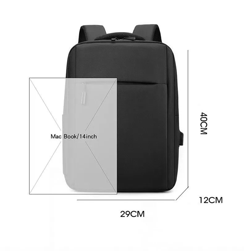 Городской многофункциональный рюкзак/Мужской большой вместительный рюкзак для путешествий и командировки/Рюкзак для комп — фото 3