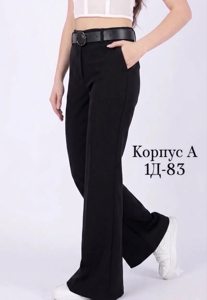 Клеш-брюки из трикотажа — фото 5