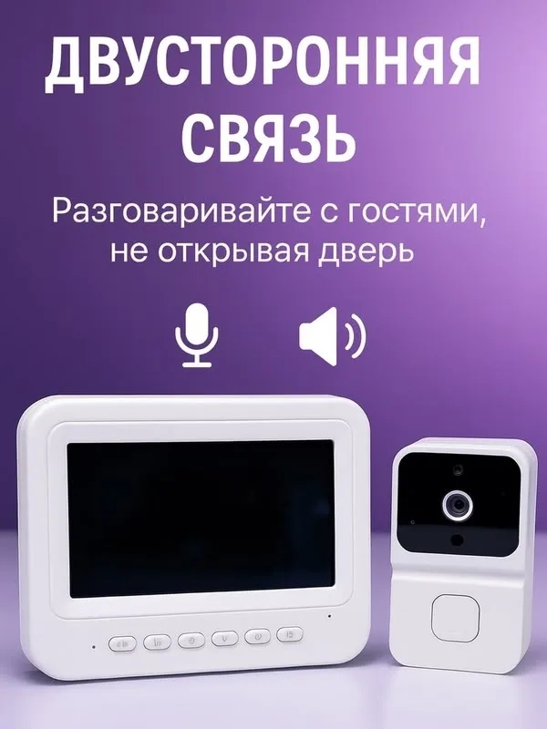 Беспроводной видеозвонок — фото 1