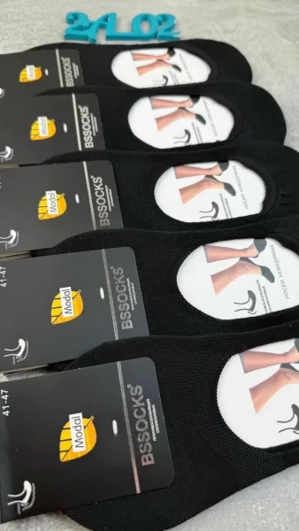 Носки-следки мужские из модала и хлопка — фото 5