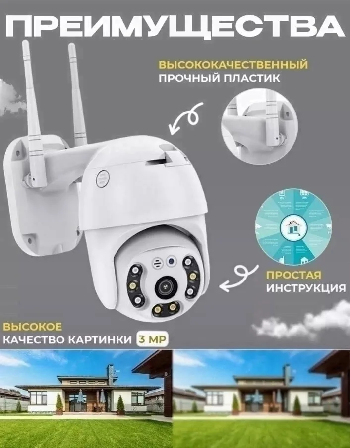 Ip Camera WI-FI камера видеонаблюдения — фото 1