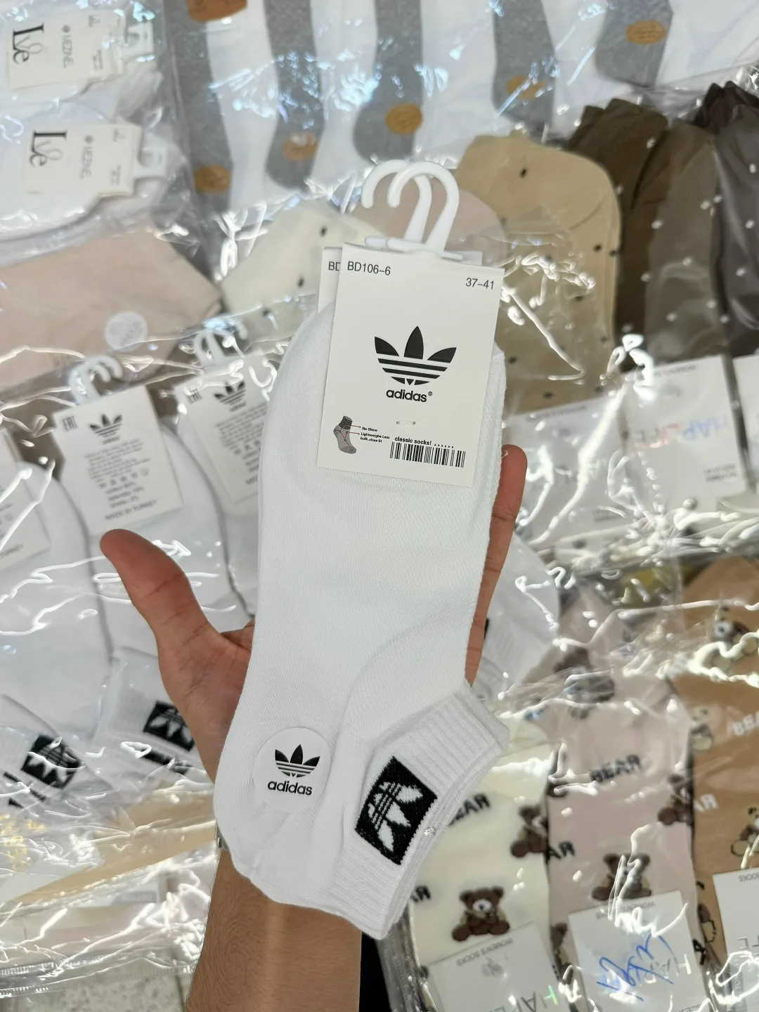 Носки Adidas хлопок 36-41 — фото 2