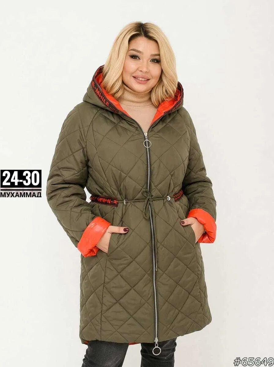 Куртка, плащёвка синяя — фото 4