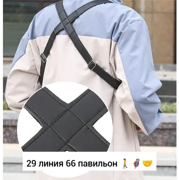 Сумка на пояс из искусственной кожи — фото 5