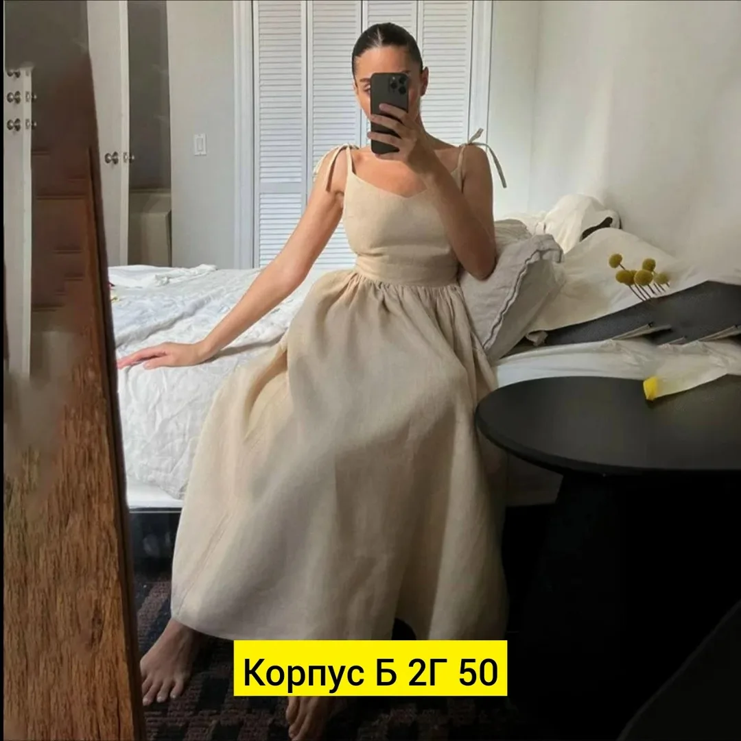 Платье из льна — фото 5