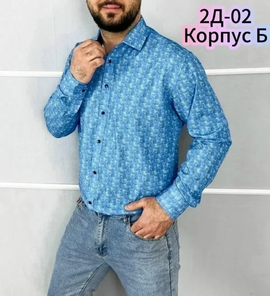 Рубашка из натурального хлопка — фото 3