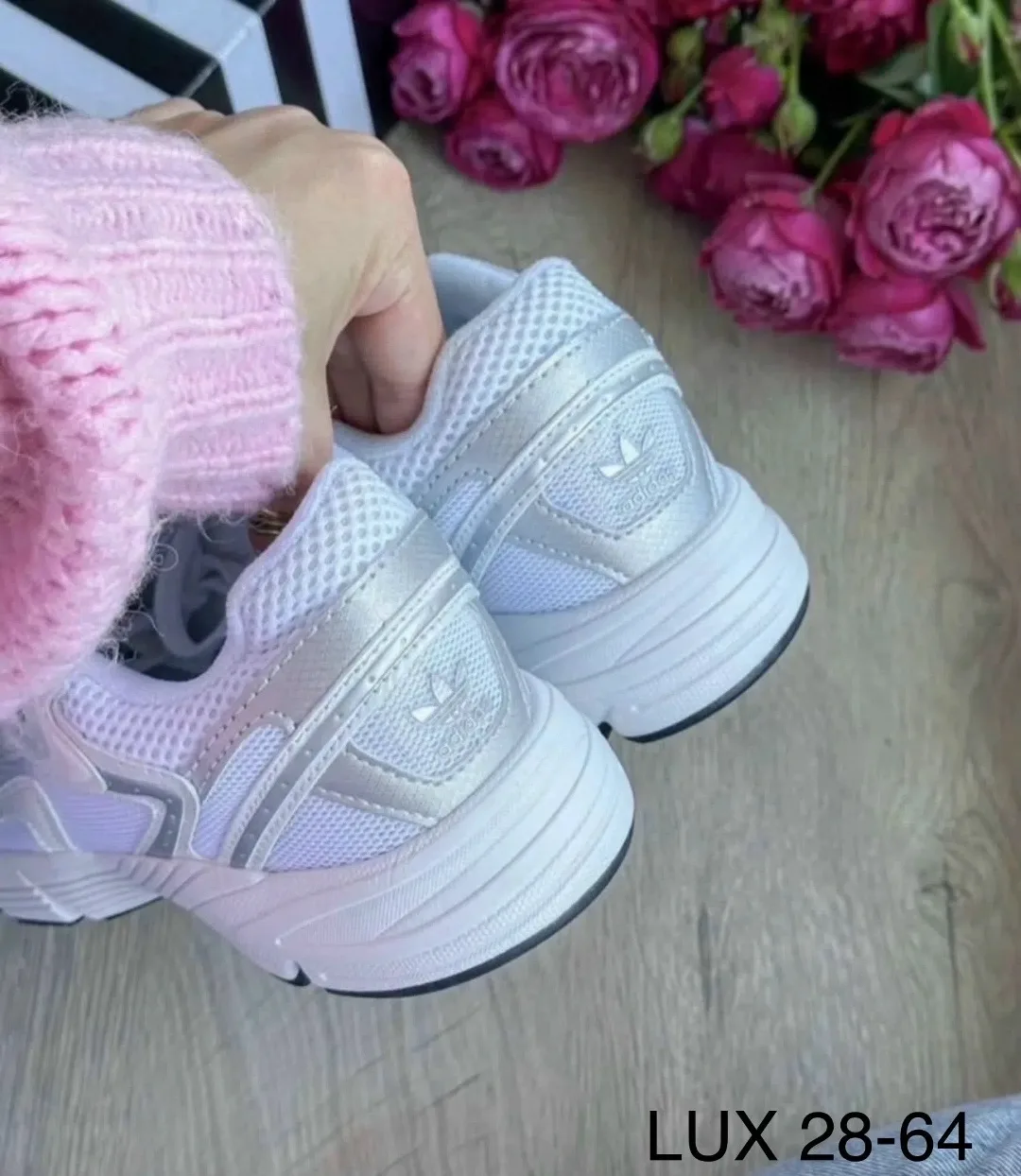 Кеды Adidas из натуральной кожи — фото 2