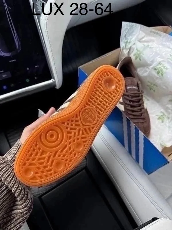 Кеды Adidas Samba из натуральной кожи — фото 2