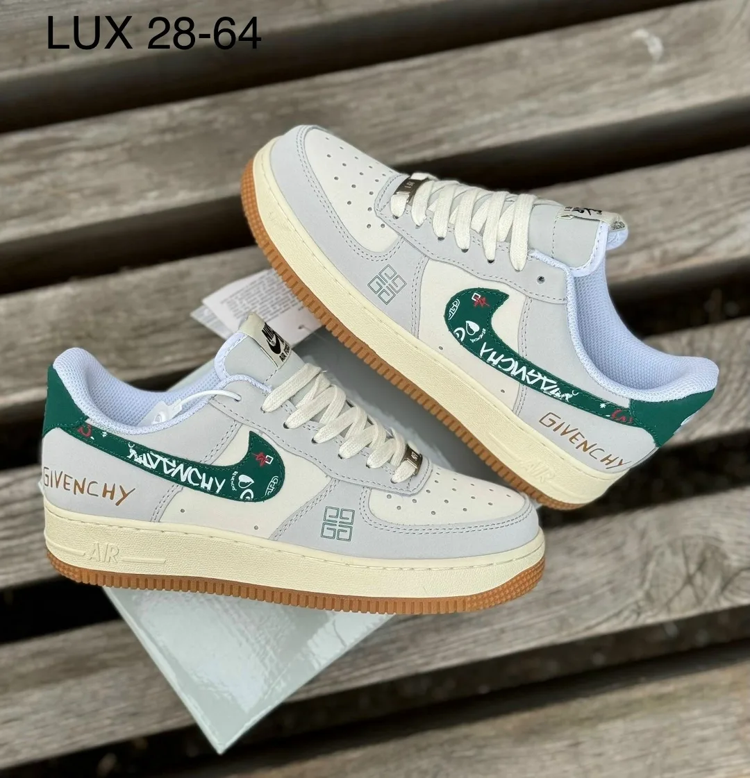Кроссовки женские Nike Air Force из натуральной замши и кожи — фото 7