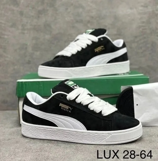 Мужские туфли PUMA из натуральной замши и кожи — фото 3