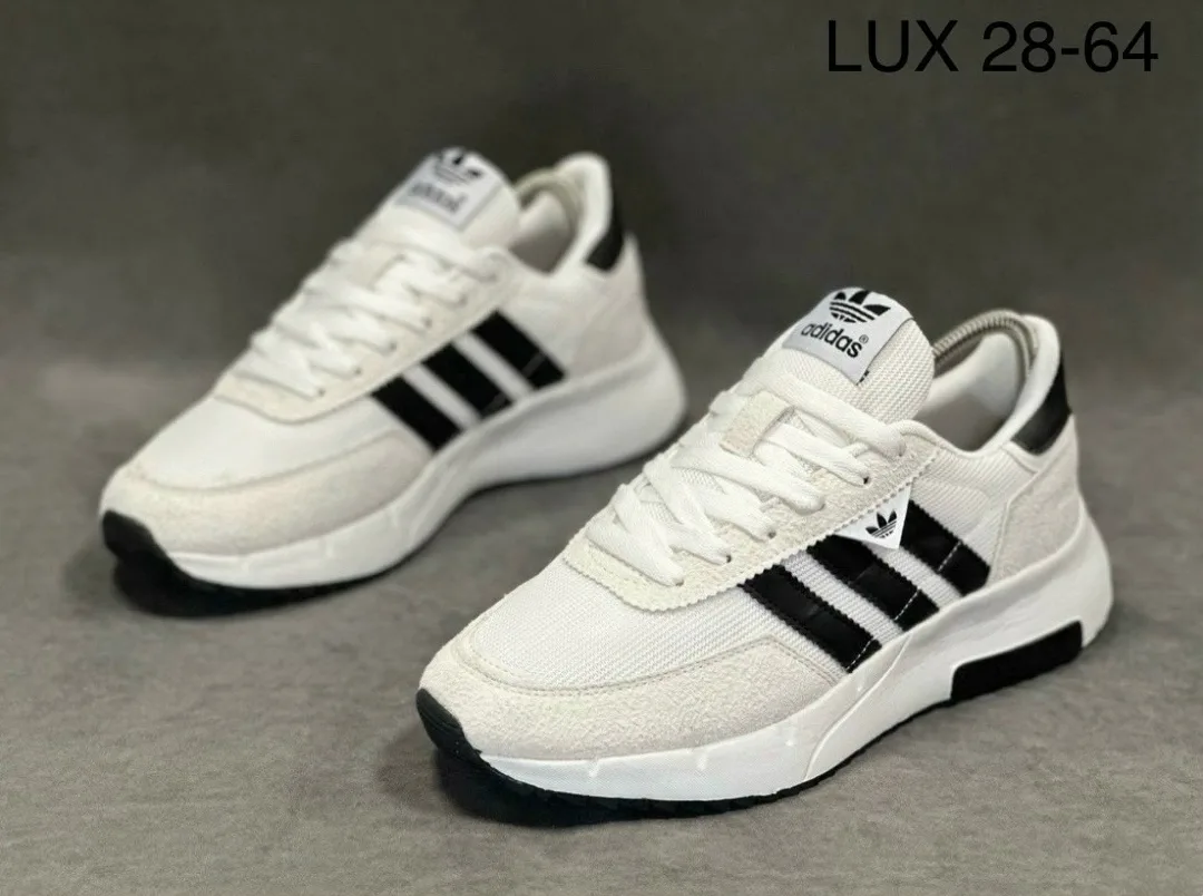Кроссовки Adidas мужские натуральная замша — фото 3