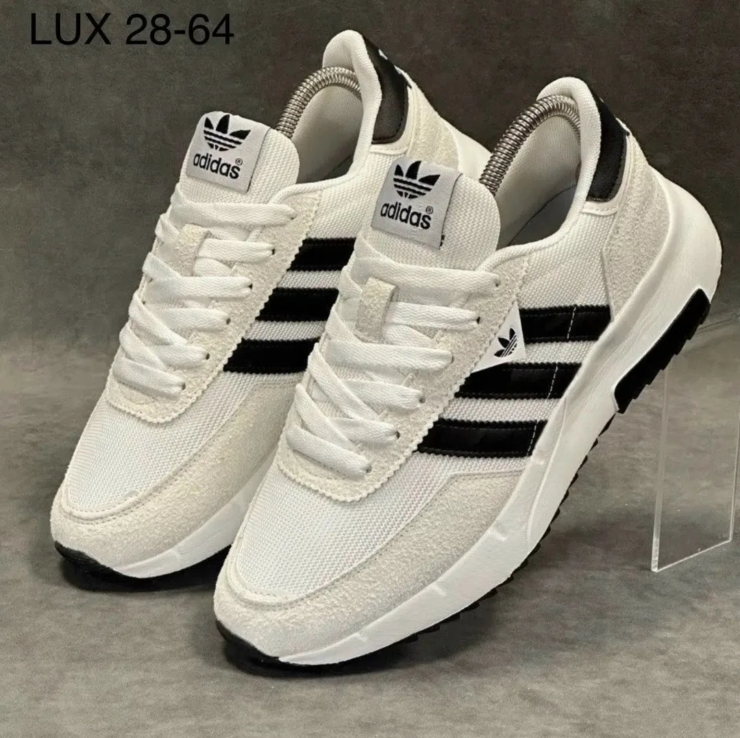 Кроссовки Adidas мужские натуральная замша — фото 6