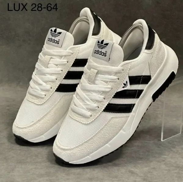 Кроссовки Adidas мужские натуральная замша — фото 1