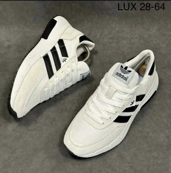 Кроссовки Adidas мужские натуральная замша — фото 14