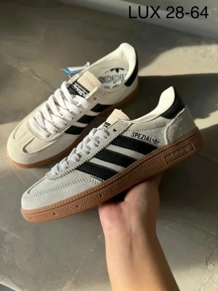 Классические кеды Adidas Samba из натуральной замши и кожи — фото 3