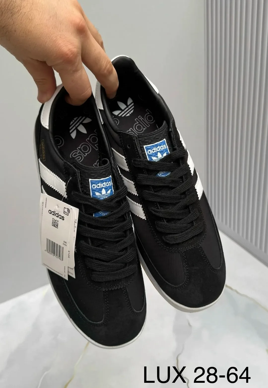Кроссовки Adidas мужские натуральная замша — фото 6
