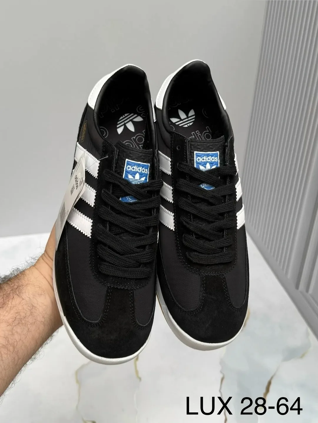 Кроссовки Adidas мужские натуральная замша — фото 8
