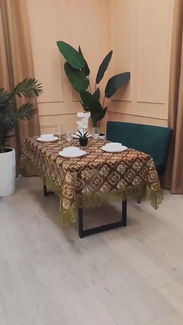 Скатерти органза — видео
