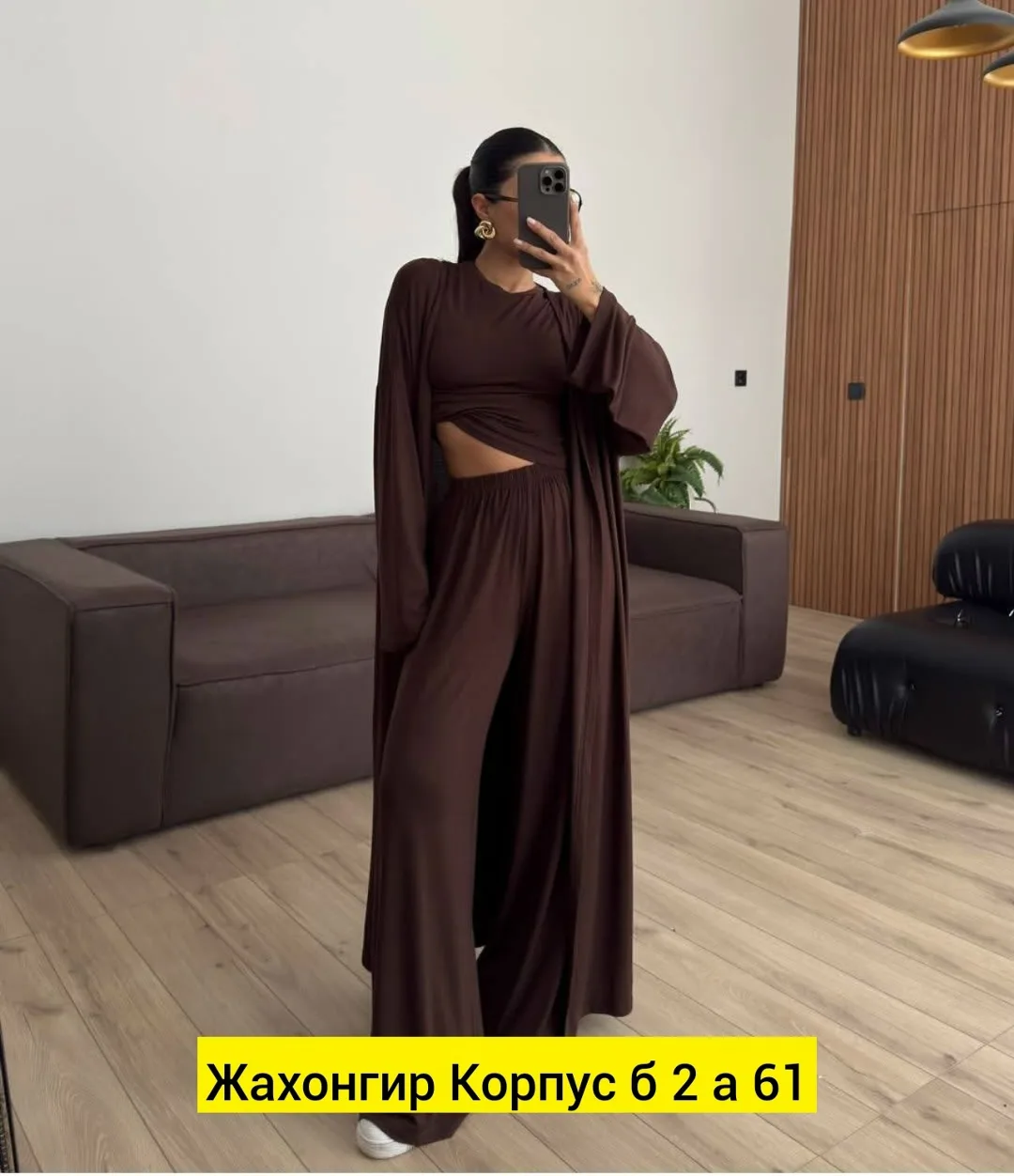Костюм тройка из натурального хлопка — фото 4