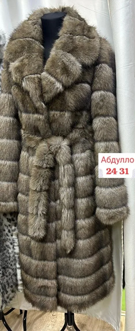 Шубка из натурального песца — фото 6