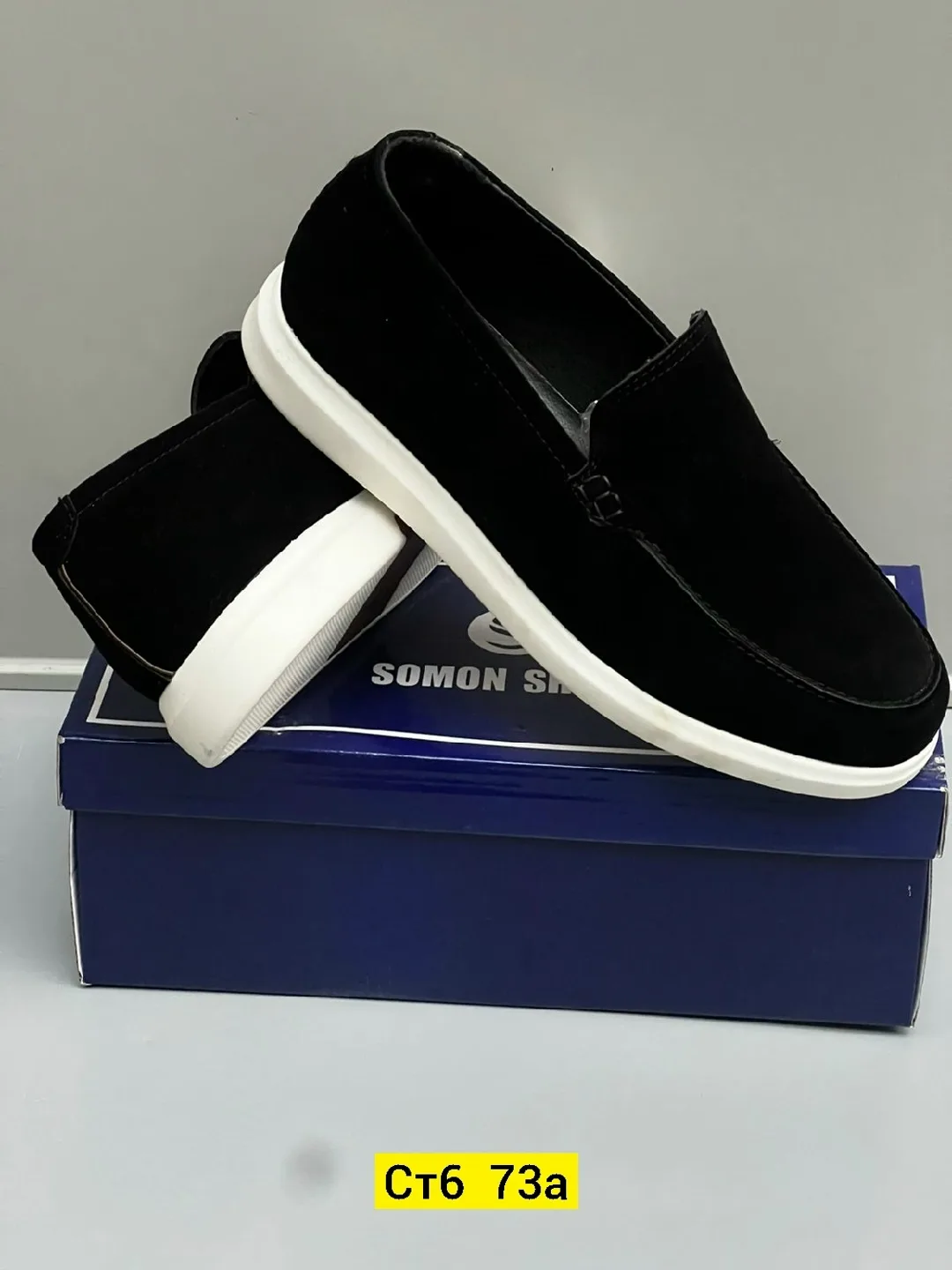 Мужские лоферы из эко-кожи — фото 9