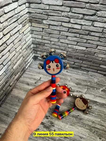 Игрушка-бубенцы из дерева — фото 6
