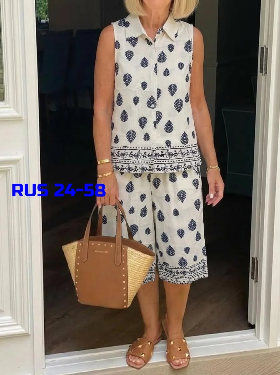 Костюм двойка из льна — фото 2