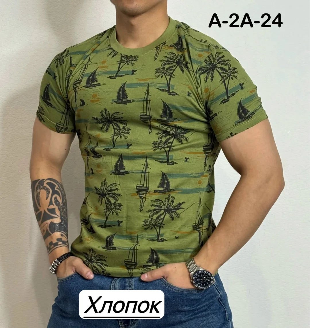Мужская футболка из 100 хлопка — фото 2