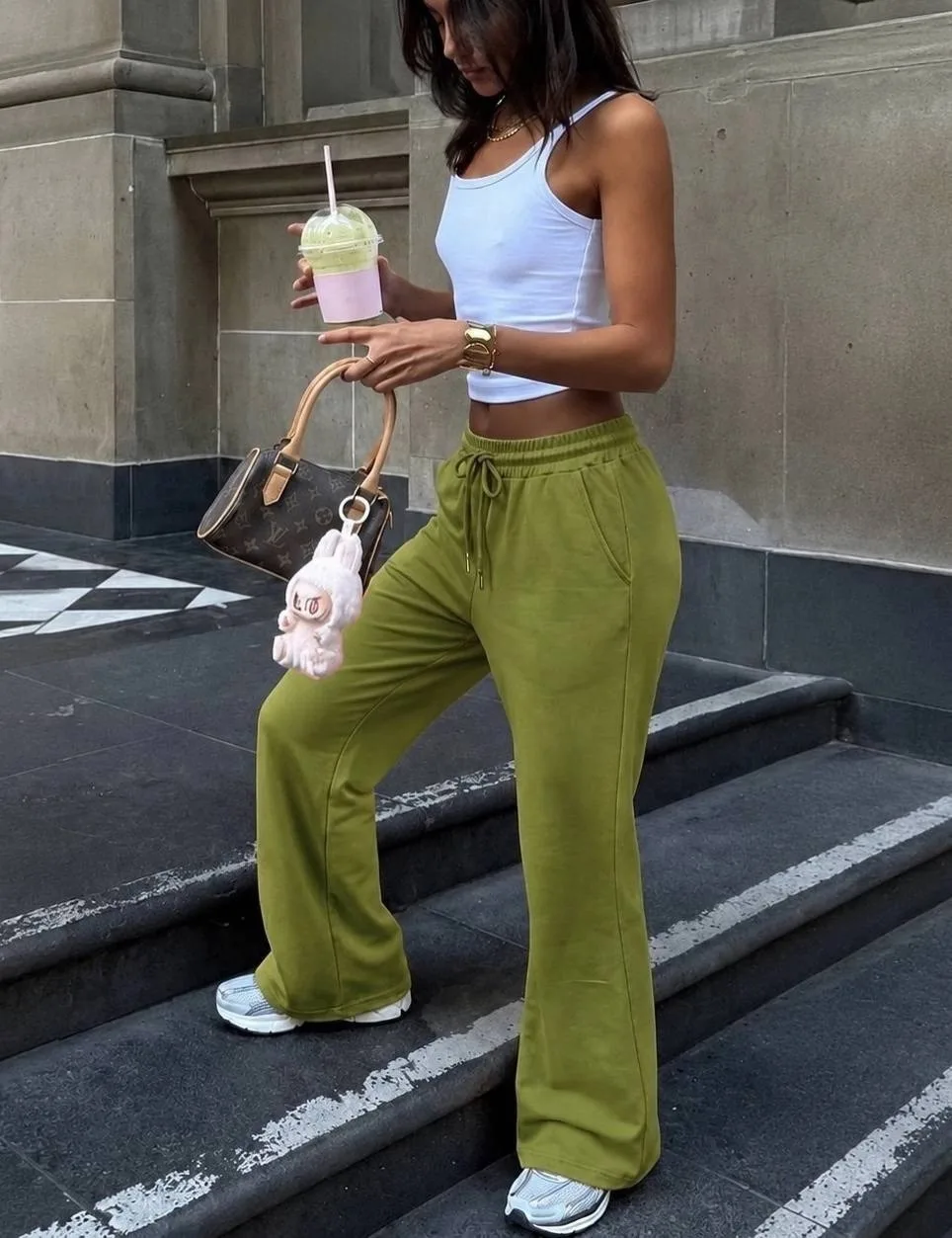 Брюки клеш sport chic — фото 7
